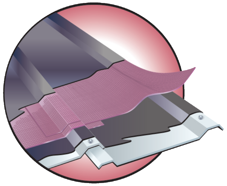 second asphalt layer over membrane