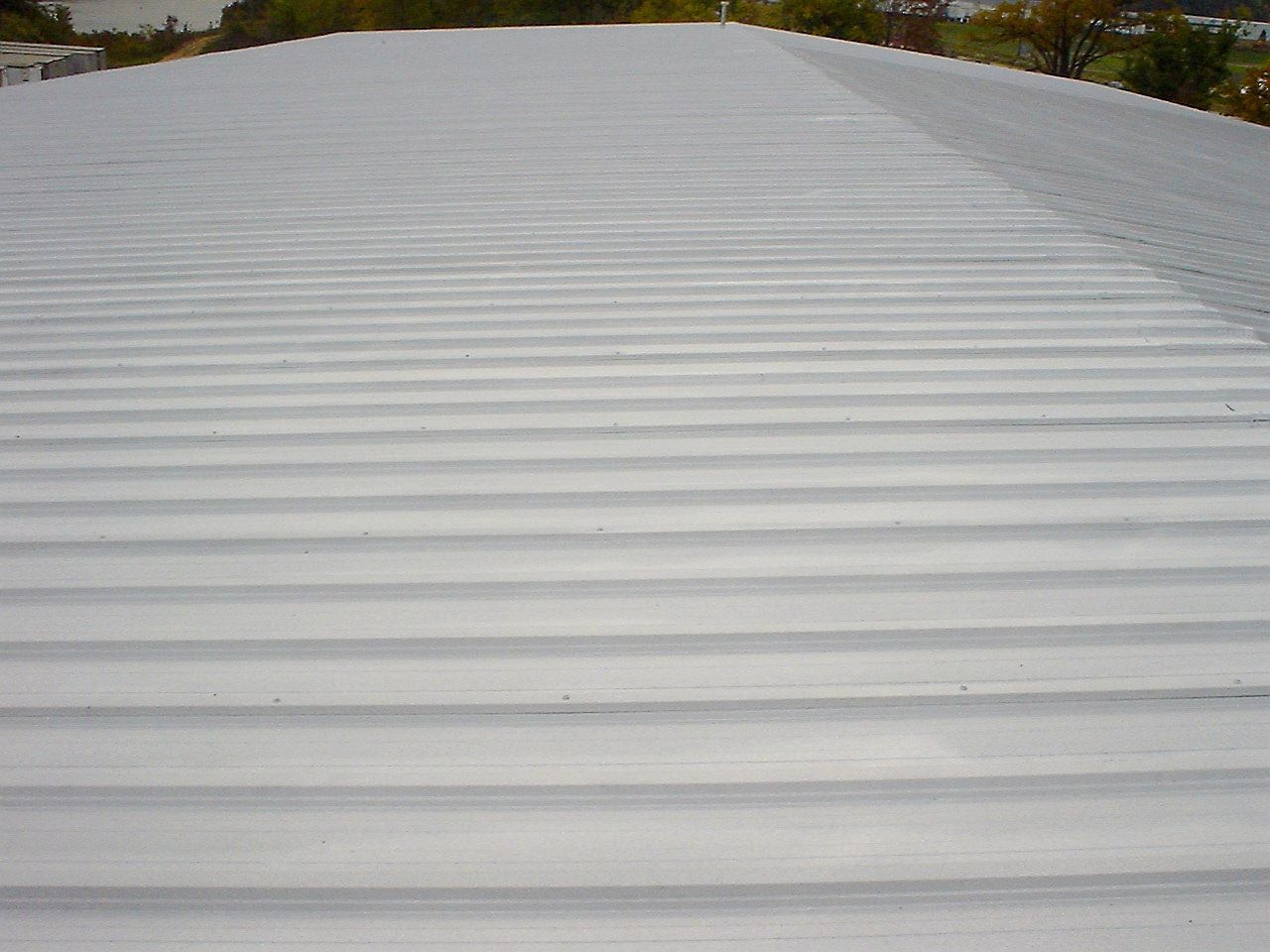 Finished alum finish roof after Finished alum finish roof after