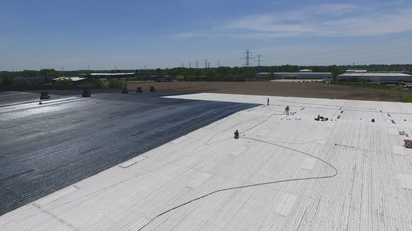 Manufacturing Facility Metal Roof Restoration Manufacturing Facility Metal Roof Repair