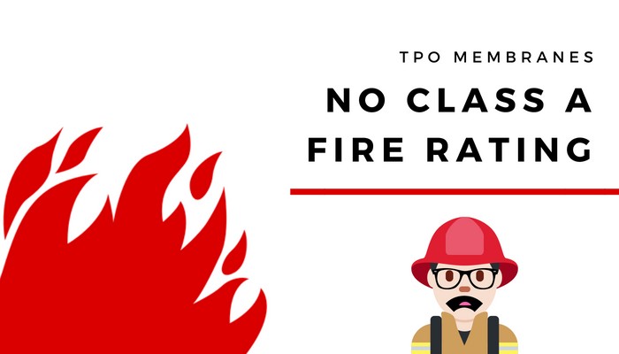 No Class A Fire Rating Image No Class A Fire Rating Image
