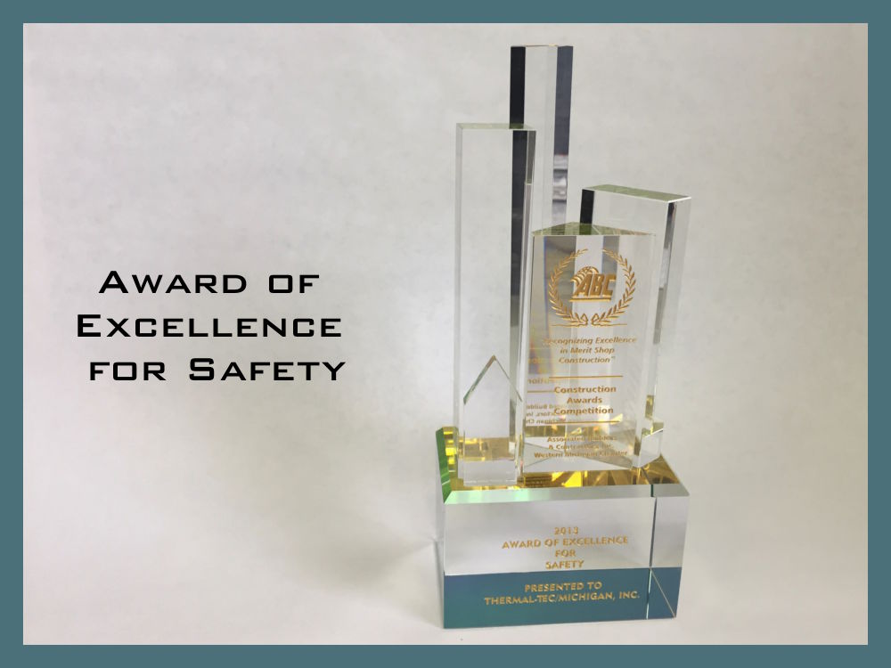 2013 National Safety Award National Safety Award