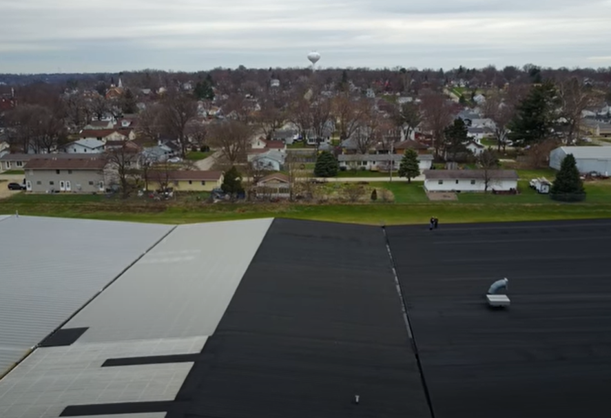 Commercial Roof Drone Inspection