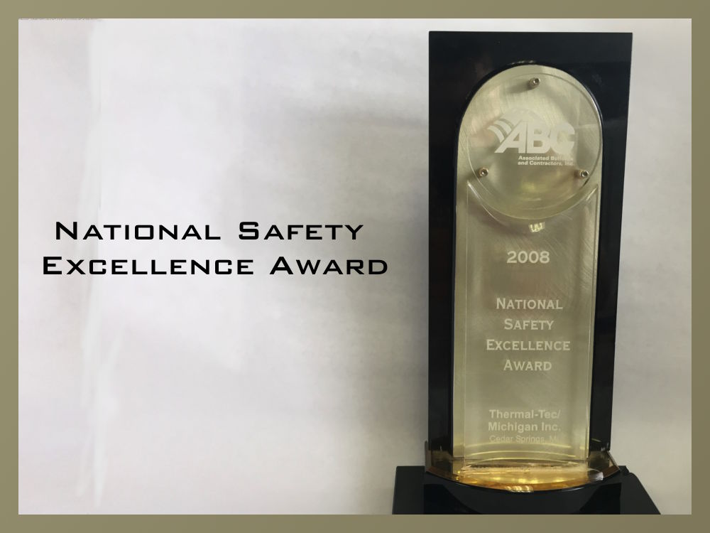 National Safety Excellence Award National Safety Award