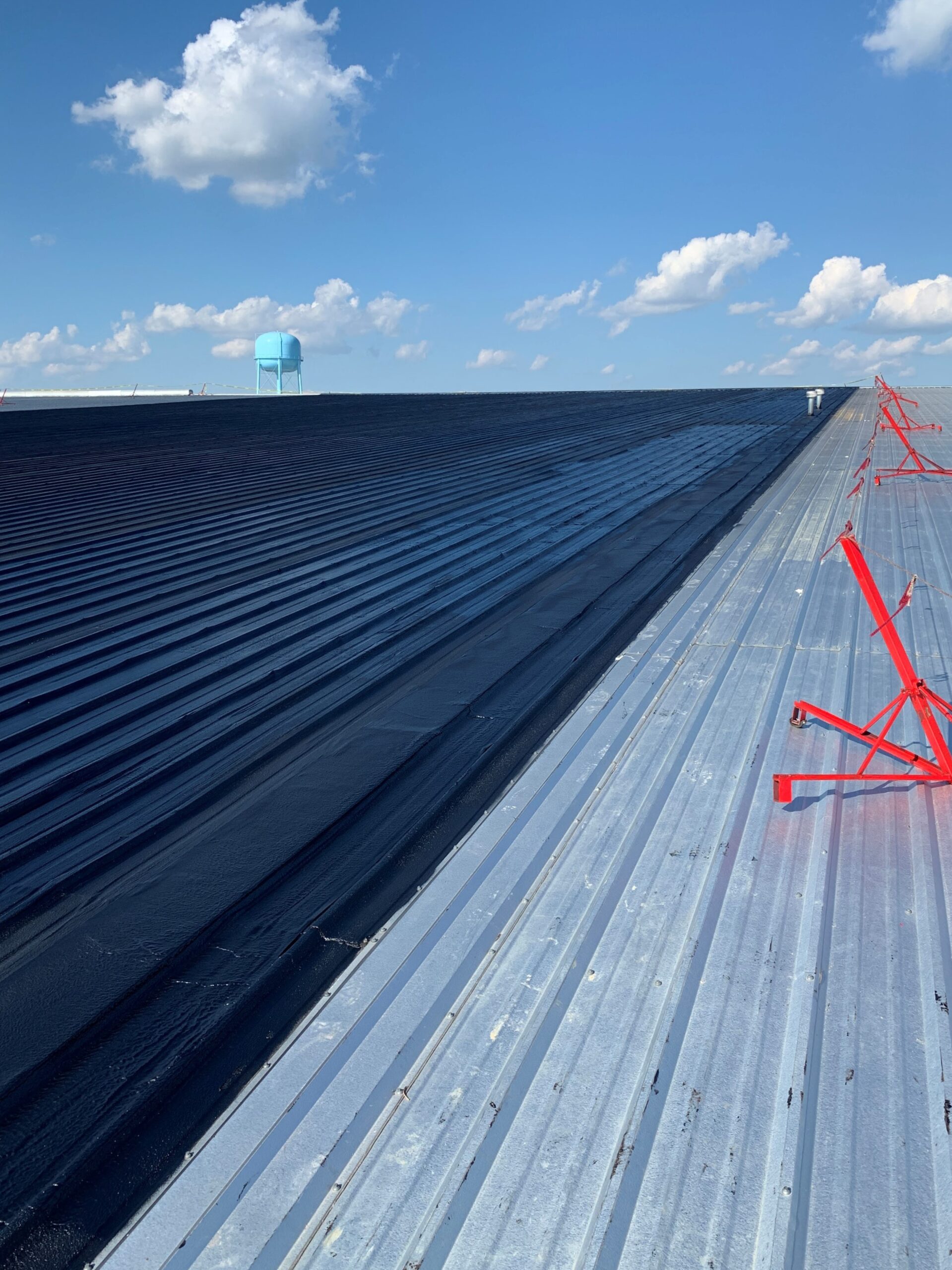 Standard Rib metal roof restoration