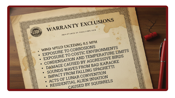 Example Warranty Exclusions Document