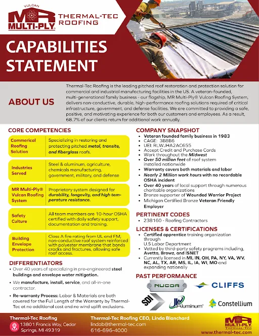 Thermal-Tec Capabilities Statement